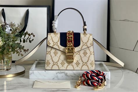 gucci sylvie mini white replica